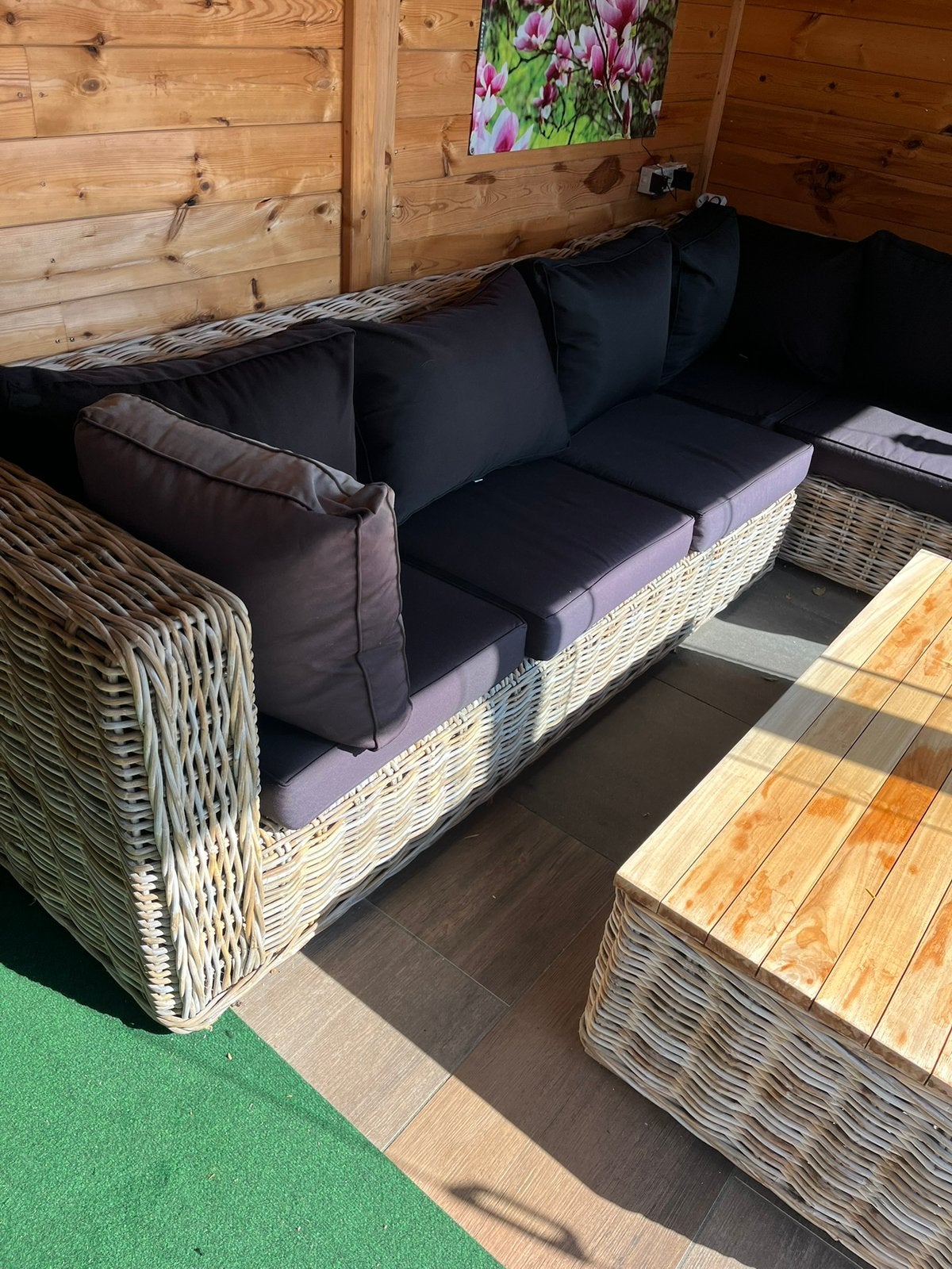 Tuinset met tafel, Ophalen, Zo goed als nieuw