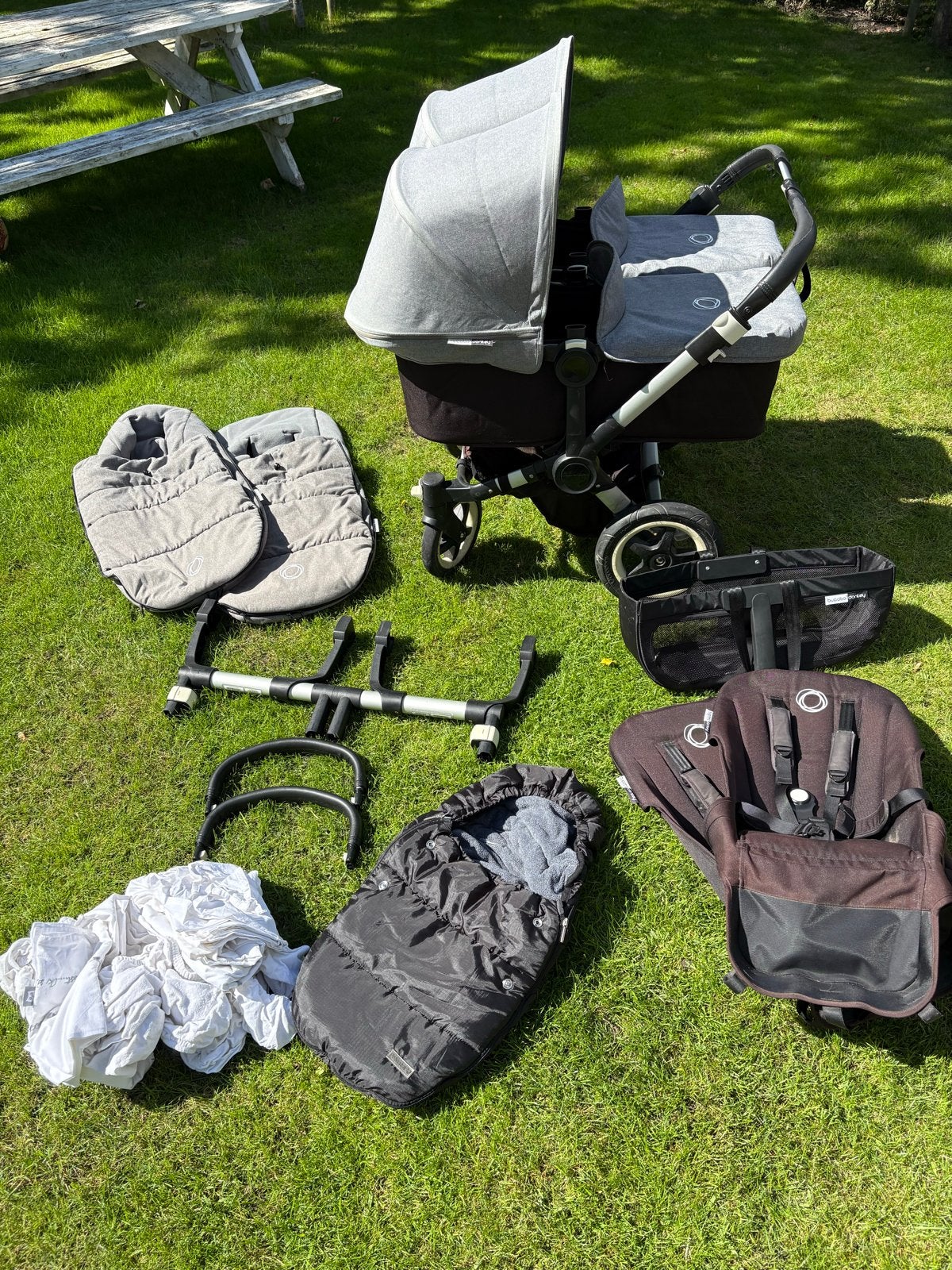 Bugaboo Donkey 2 Duo kinderwagen met accessoires, Kinderen en Baby's, Ophalen, Gebruikt, Combiwagen, Duowagen