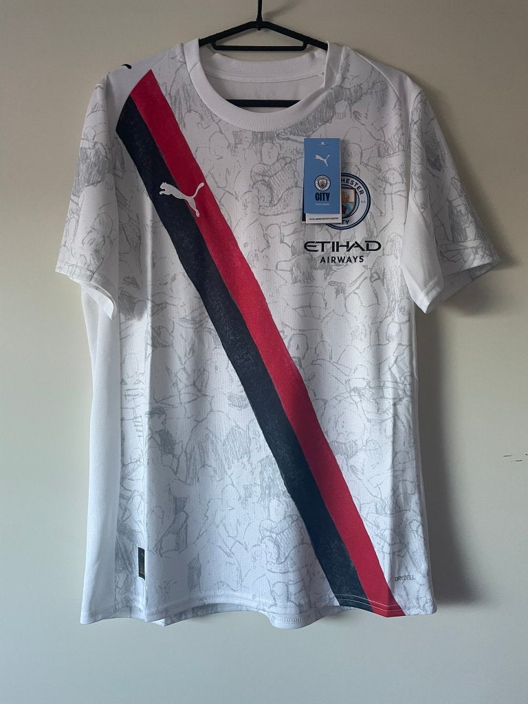 Manchester City Puma Voetbalshirt Nieuw Maat M, Puma, Maat 48/50 (M), Wit, Nieuw