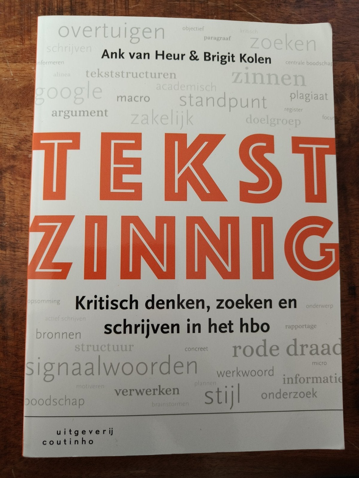 Tekst Zinnig-Kritisch denken, zoeken en schrijven in het hbo, Zo goed als nieuw, Gamma, Ank van Heur & Brigit Kolen, HBO