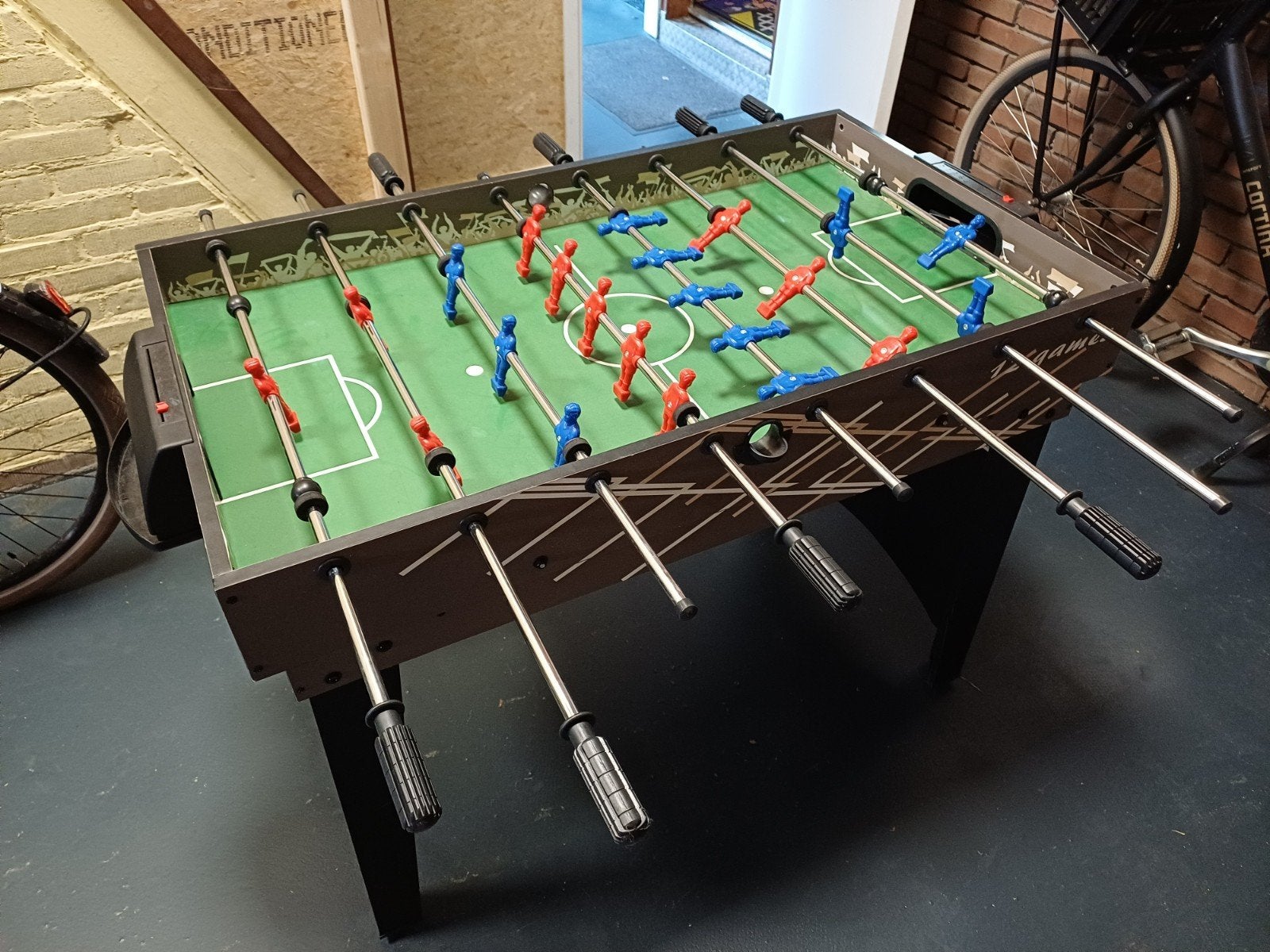 3-in-1 Speeltafel: Pooltafel, Voetbaltafel & Airhockey, Ophalen