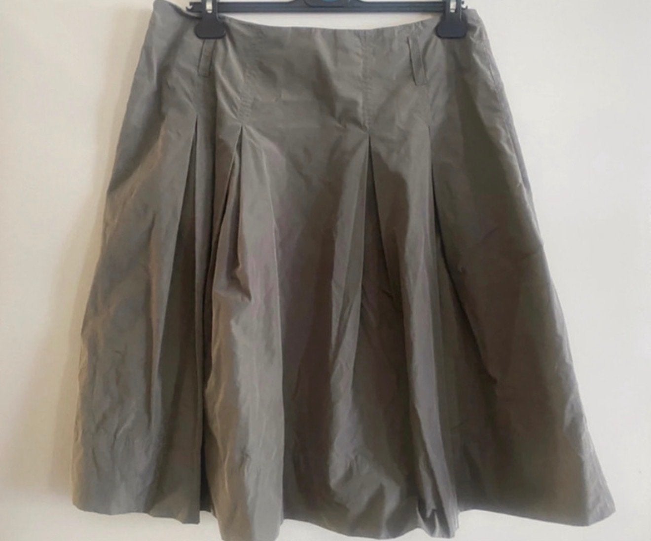 Sita Murt/ Grijze Geplooide Rok Maat 44, Kleding | Dames, Maat 46/48 (XL) of groter, Ophalen of Verzenden, Zo goed als nieuw, Grijs