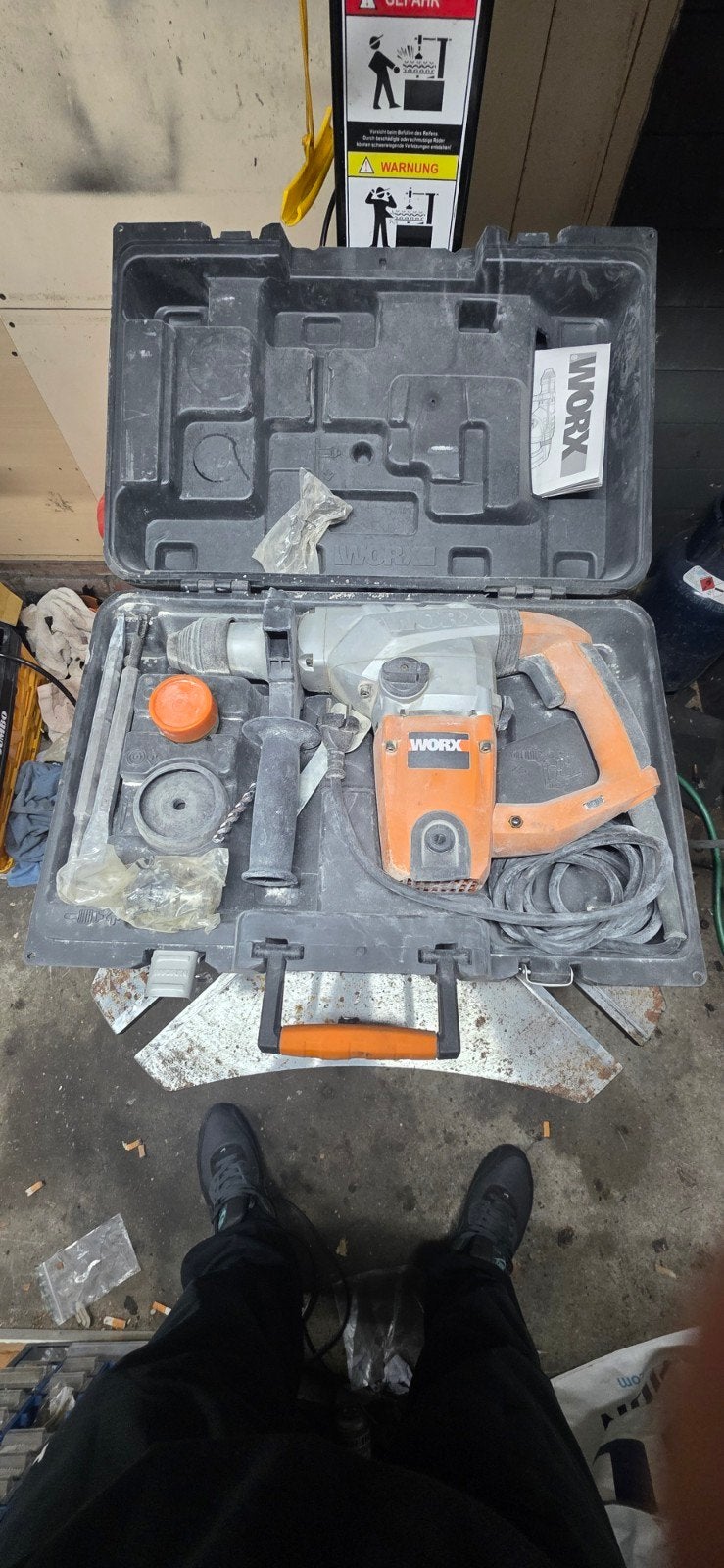 Worx Breekhamer - Krachtige en Betrouwbare Boorhamer, Doe-het-zelf en Verbouw, Gereedschap | Boormachines, Ophalen, Gebruikt, Boor- en/of Breekhamer