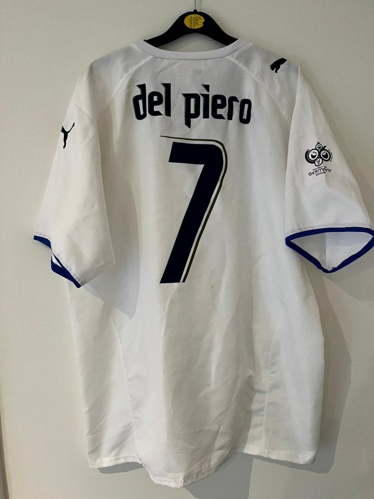 Italië 2006 WK Uitschirt Del Piero 7 Puma Voetbal Shirt XL, Ophalen of Verzenden, Zo goed als nieuw, Buitenlandse clubs, Shirt