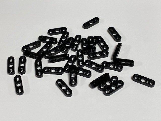 Partij Lego 35x 1x3 technic dunne liftarm in diverse kleuren