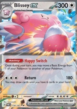 Blissey ex 134/167 – Twilight Masquerade – NM, Ophalen of Verzenden, Nieuw, Losse kaart