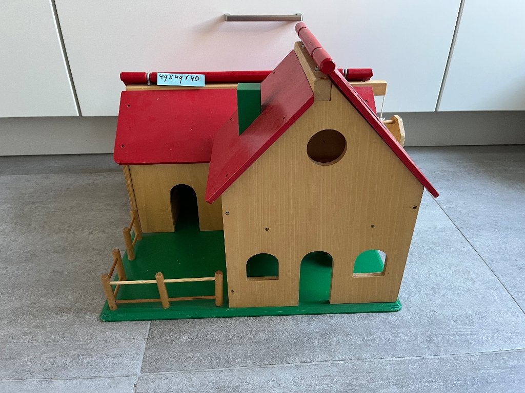 Mooie houten boerderij met extra woning, Ophalen, Zo goed als nieuw