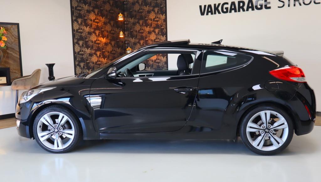 Hyundai Veloster 1.6 GDI i-Catcher | nw koppeling | volldeal, Gebruikt, 4 cilinders, 4 stoelen, Zwart