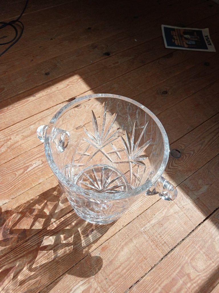 Kristallen Champagne- of Wijnkoeler van Cristal d'Arques, Antiek en Kunst, Ophalen