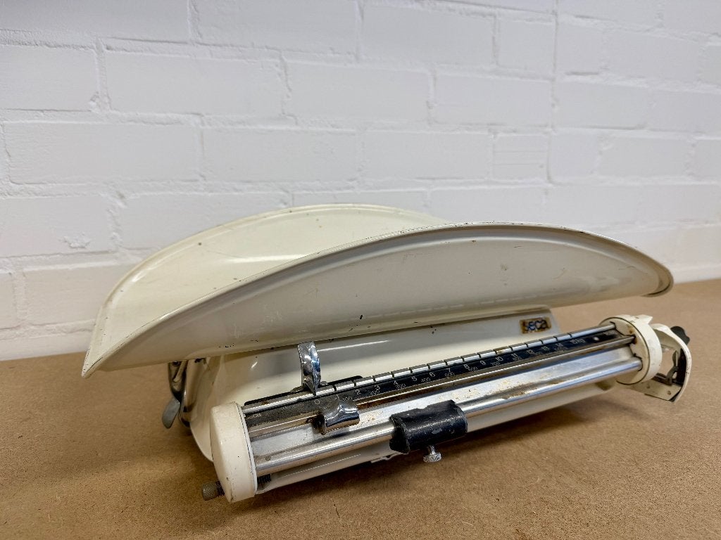 Leuke retro babyweegschaal Seca, Ophalen, Gebruikt, Analoog, 100 kg of meer