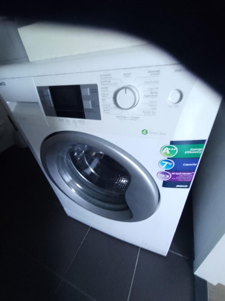 wasmachine, Ophalen, 1200 tot 1600 toeren, Gebruikt, 85 tot 90 cm