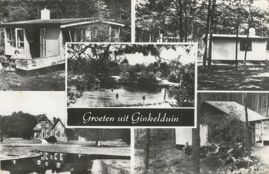 Leersum Vakantie-centrum Ginkelduin 5 luik, Verzamelen, Ansichtkaarten | Nederland, Verzenden, 1960 tot 1980, Gelopen, Utrecht
