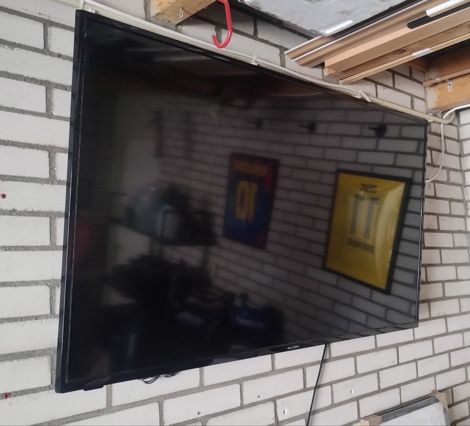 50 inch tv Salora met chromecast, Ophalen