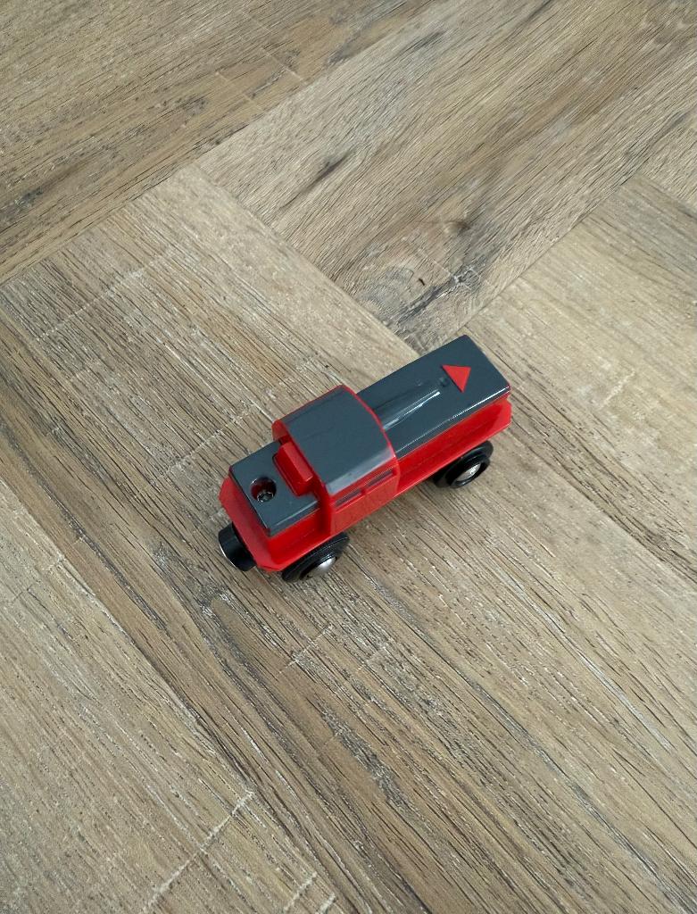 Gebruikt rood Brio elektrische trein uit 33061 set haven, Ophalen of Verzenden, Gebruikt