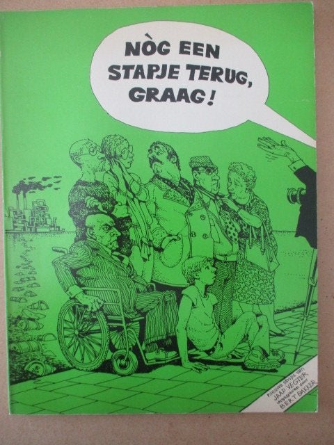 ad000589 jaap vegter - nog een stapje terug graag, Eén stripboek, Ophalen, Gelezen