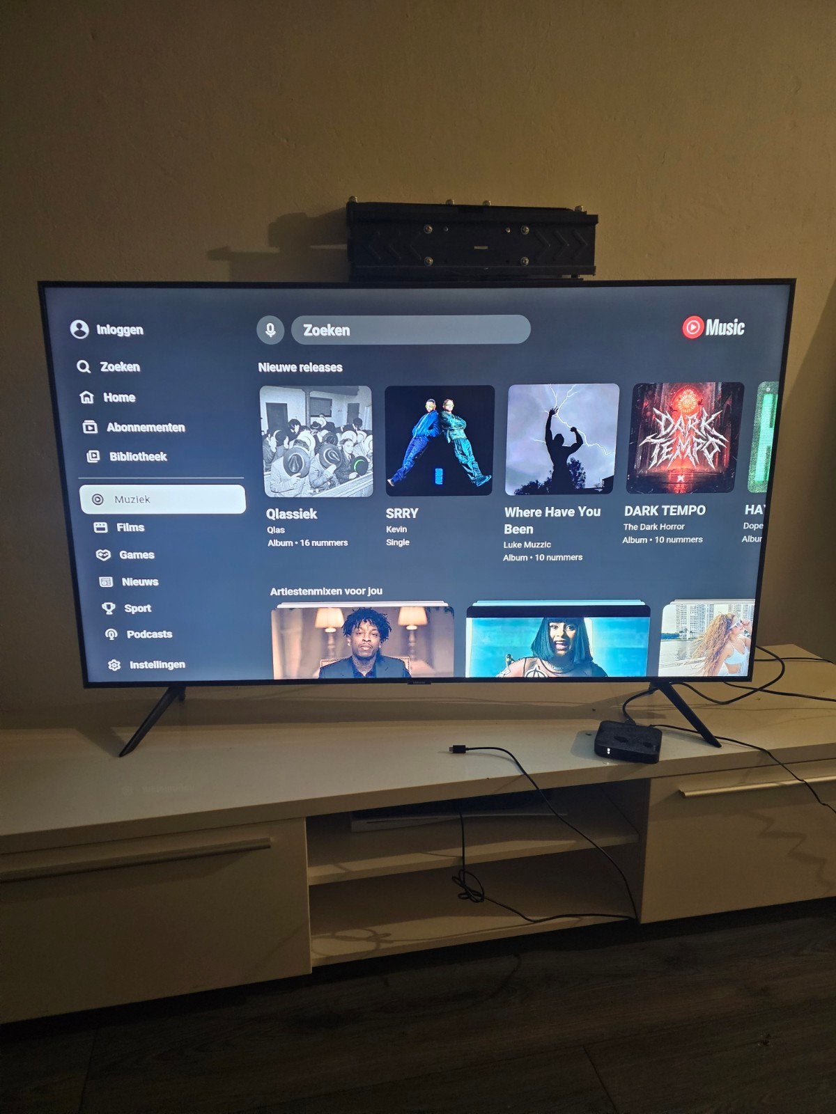 Samsung Smart TV 4K UHD 55 inch  - Zo goed als nieuw, Ophalen, LED, 50 Hz, Zo goed als nieuw