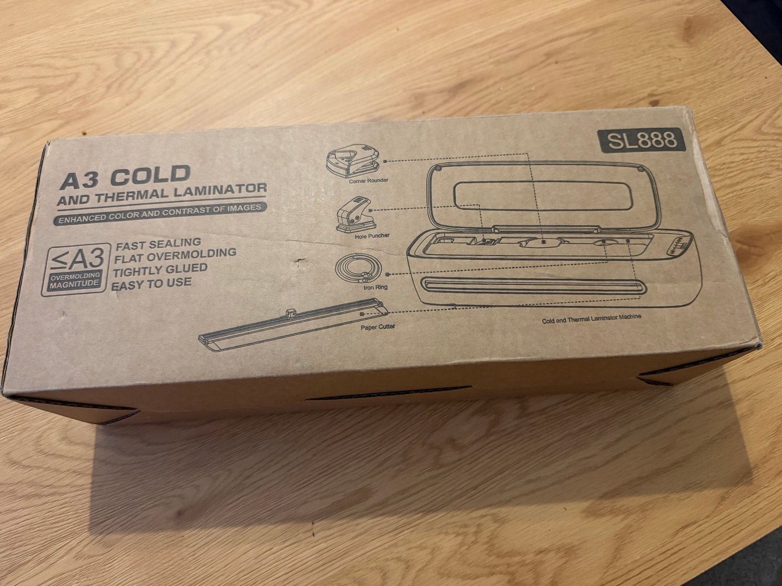 A3 Koud- en Warmlaminator Qfun + Laminating Sheets – Nieuw, Ophalen, Nieuw in verpakking, Overige typen