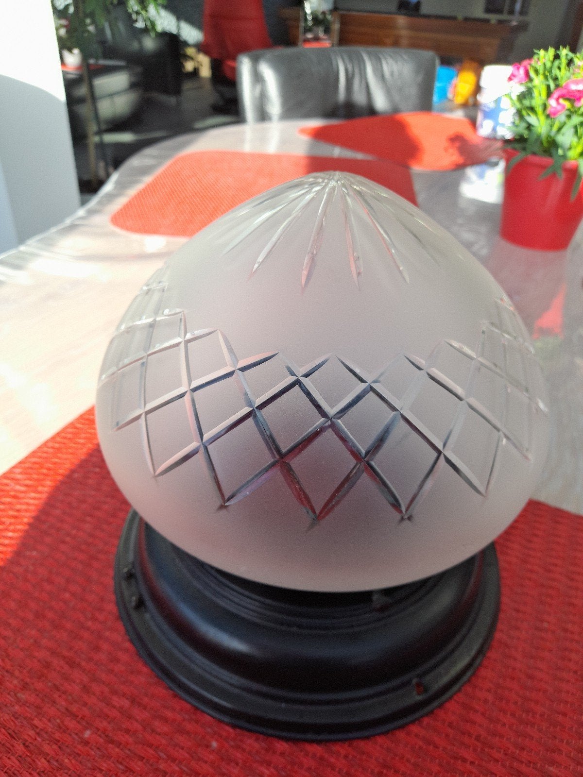 Art deco plafondlamp, Huis en Inrichting, Lampen | Plafondlampen, Ophalen of Verzenden