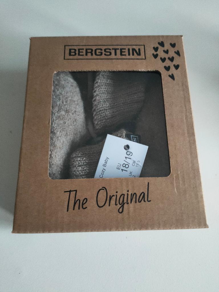 Bergstein sloffen maat 18/19, Kinderen en Baby's, Ophalen, Slofjes, Jongetje of Meisje, Nieuw