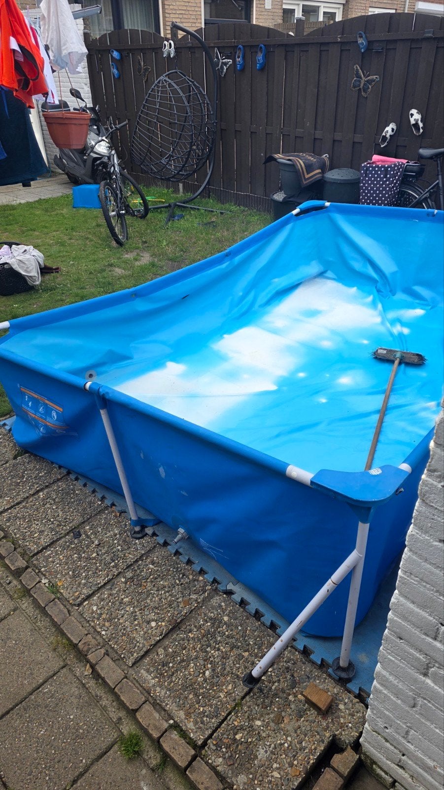 Bestway Steel Pro opzetzwembad - gewassen en intact, Gebruikt, Minder dan 80 cm, Ophalen of Verzenden, Minder dan 200 cm