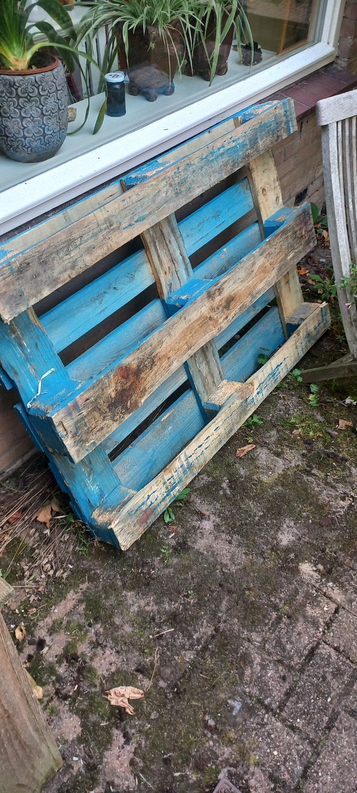 gratis pallet, Ophalen, Gevelraam of Ruit
