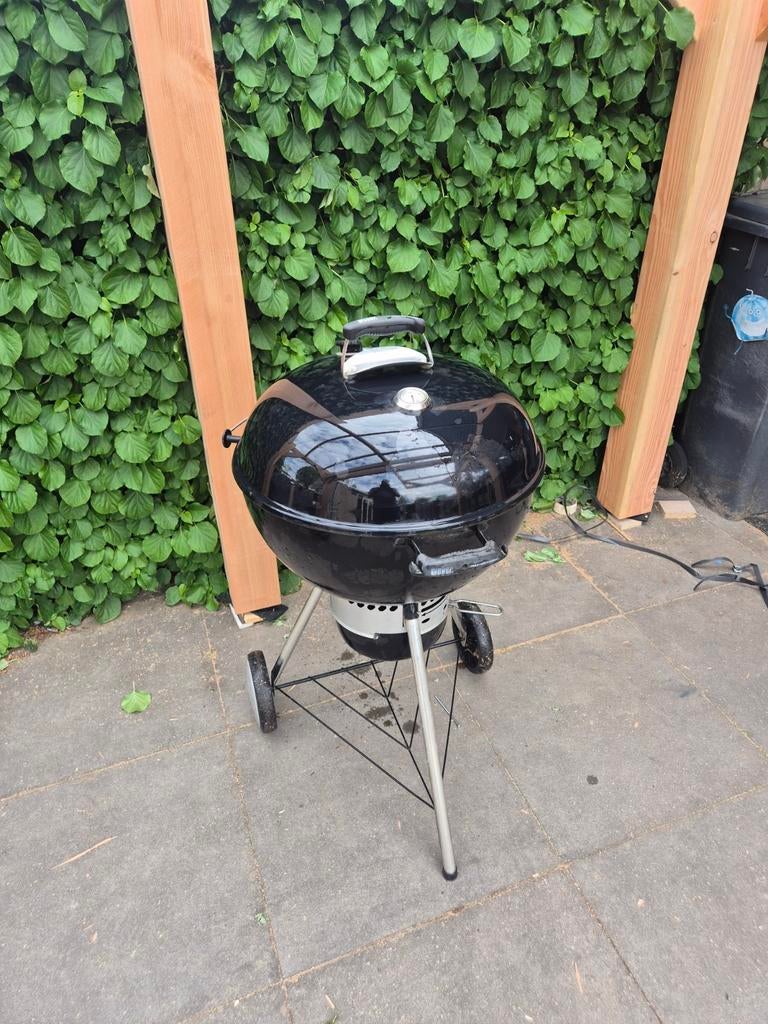 Weber Master-Touch GBS Houtskoolbarbecue - Zwart, Tuin en Terras, Houtskoolbarbecues, Ophalen, Gebruikt, Weber, Met accessoires