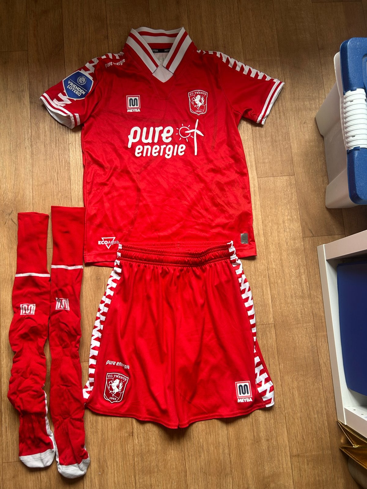 FC Twente Thuis Tenue 2021-2022 Meyba maat 152, Set, Maat XS of kleiner, Ophalen of Verzenden, Zo goed als nieuw