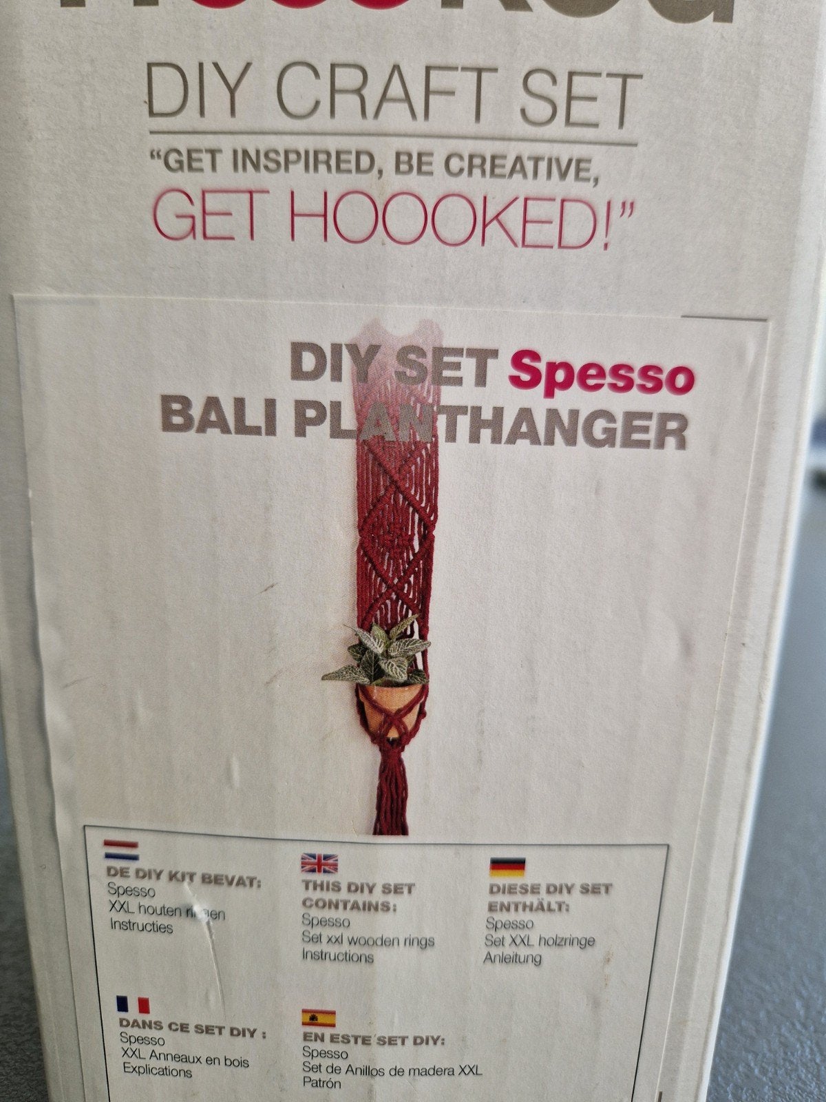 Hoooked Macrame Plantenhanger Bali DIY Craft Set, Ophalen of Verzenden