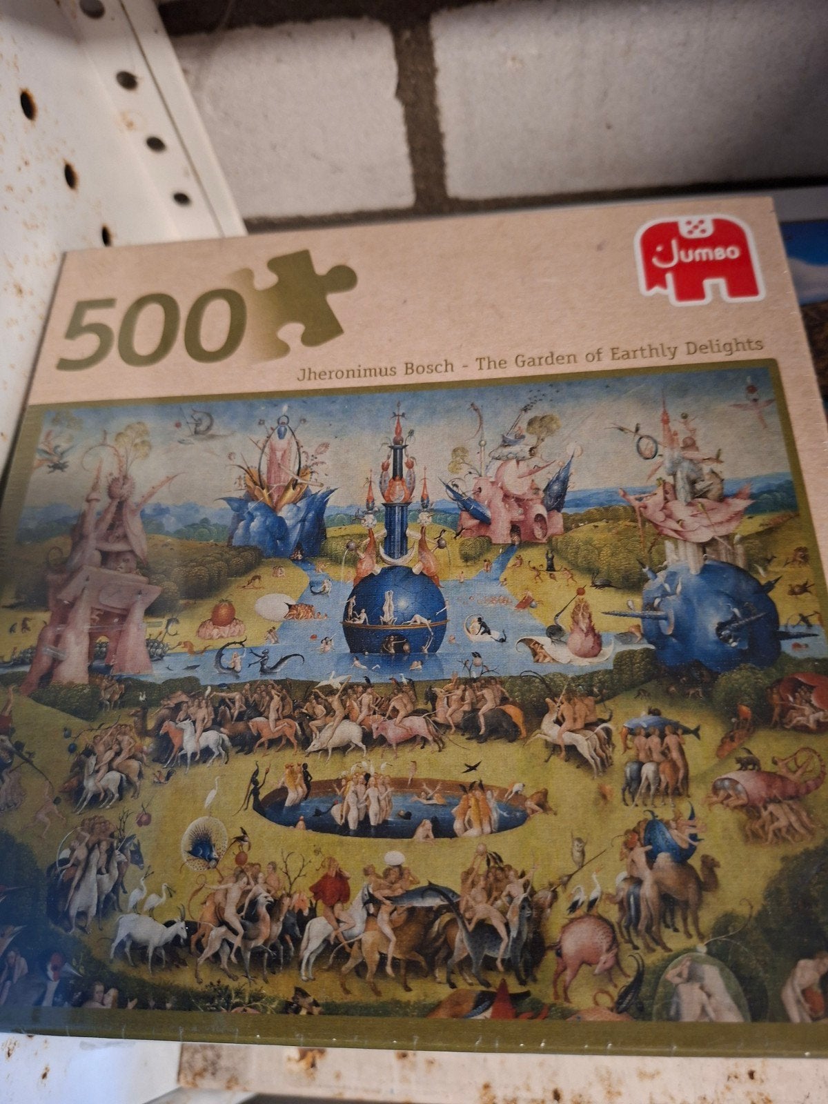 Nieuwe Jumbo Legpuzzel Jheronimus Bosch 500 stukjes, Ophalen of Verzenden, Minder dan 500 stukjes, Nieuw, Legpuzzel