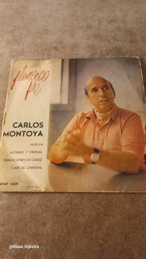 Carlos Montoya - Flamenco Fire EP, Ophalen of Verzenden, Gebruikt, Overige formaten