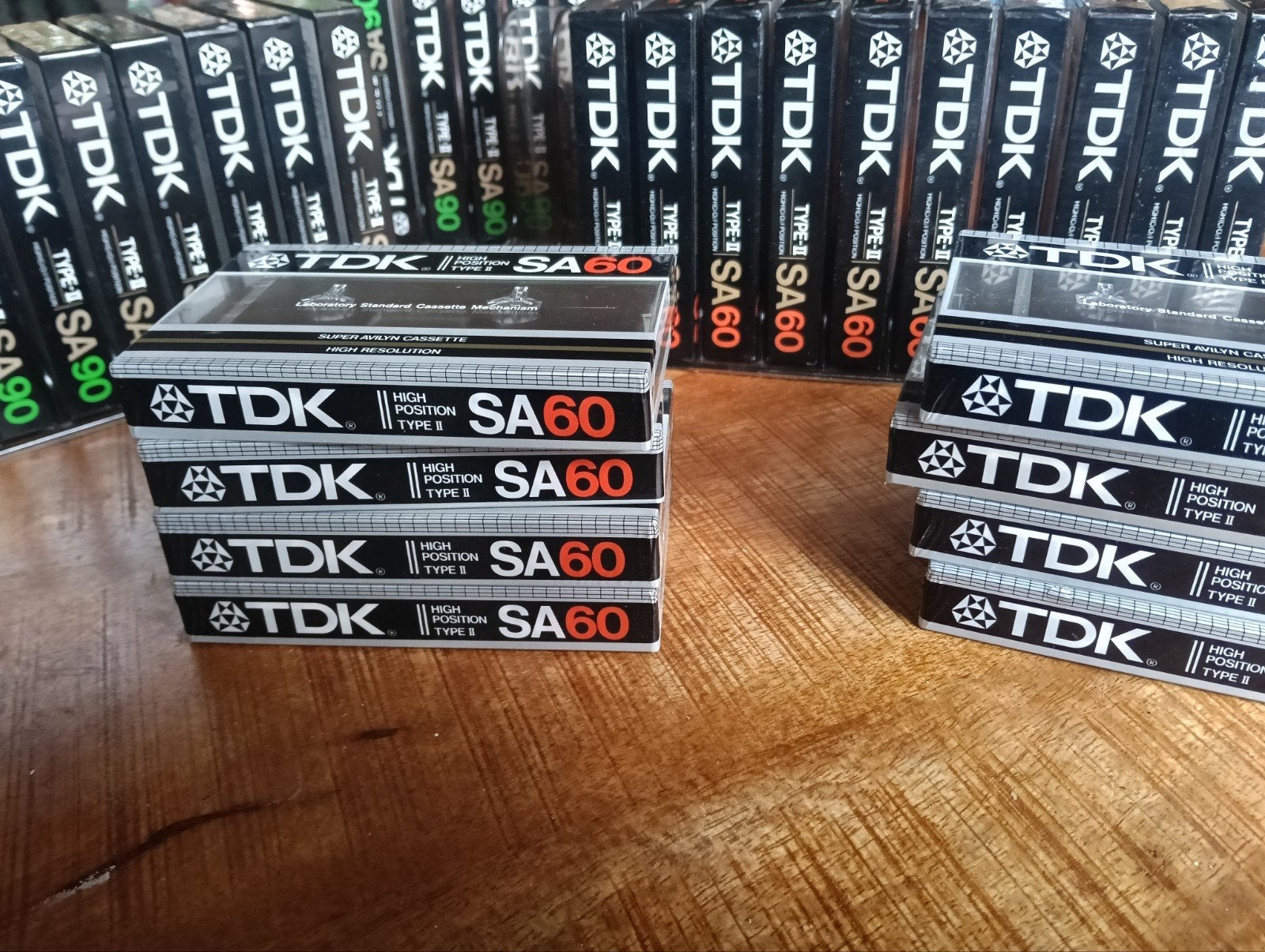 TDK SA60 en SA90 High Position Type II Cassettebandjes, Overige genres, Ophalen of Verzenden, Nieuw in verpakking, Onbespeeld