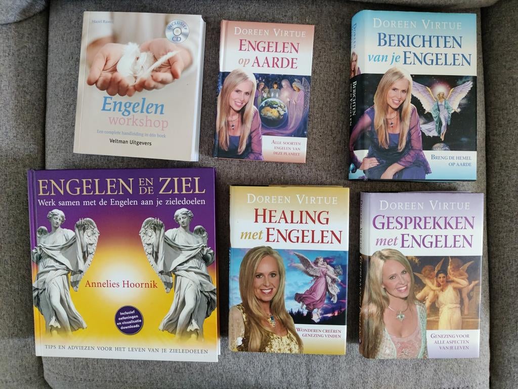 Engelen boeken Doreen Virtue Annelies Hoornik  etc, Ophalen of Verzenden, Zo goed als nieuw, Spiritualiteit algemeen, Overige typen