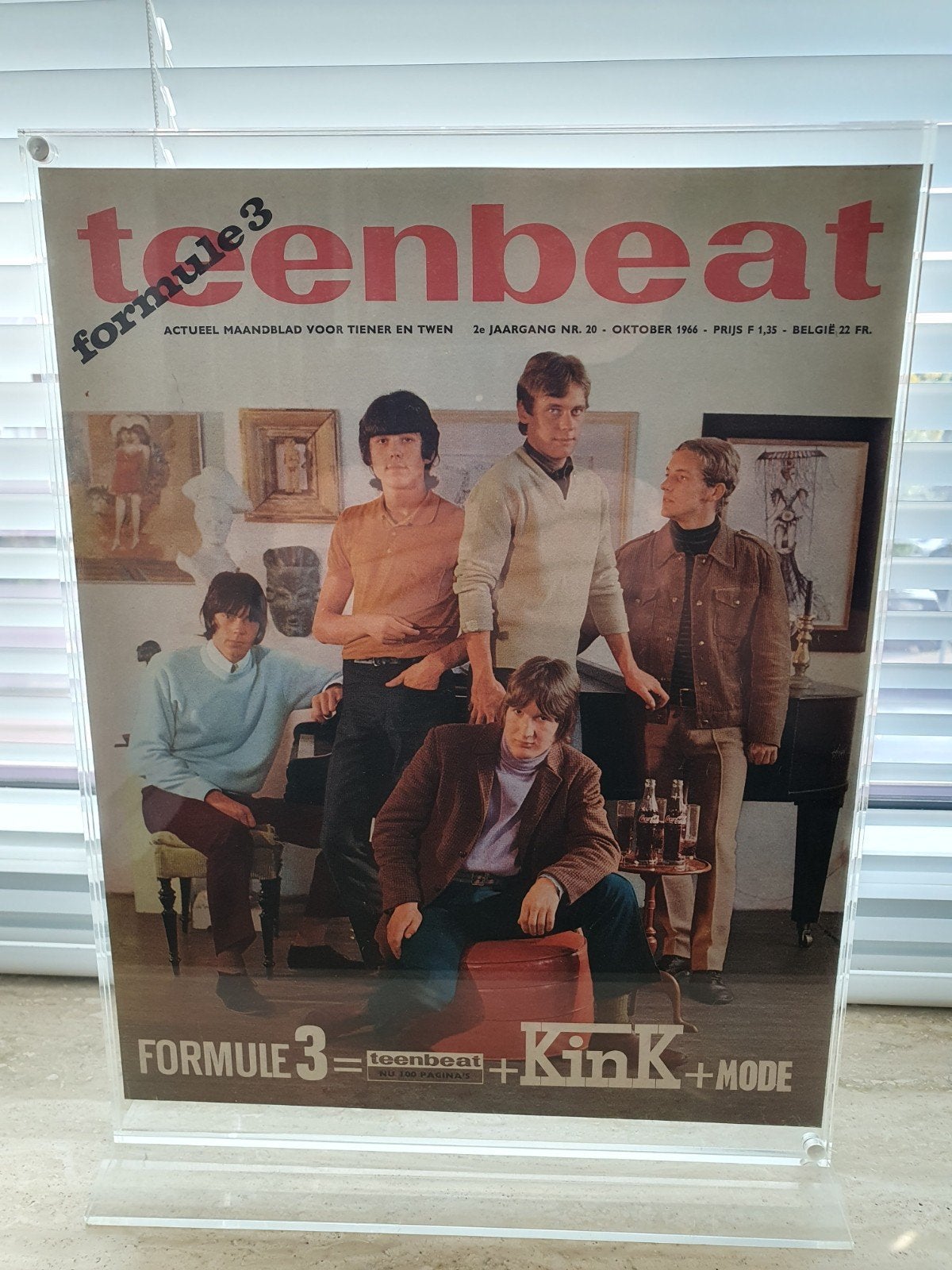 Golden Earring Teenbeat Formule 3 - Oktober 1966, Ophalen of Verzenden, Gelezen, Muziek, Film of Tv