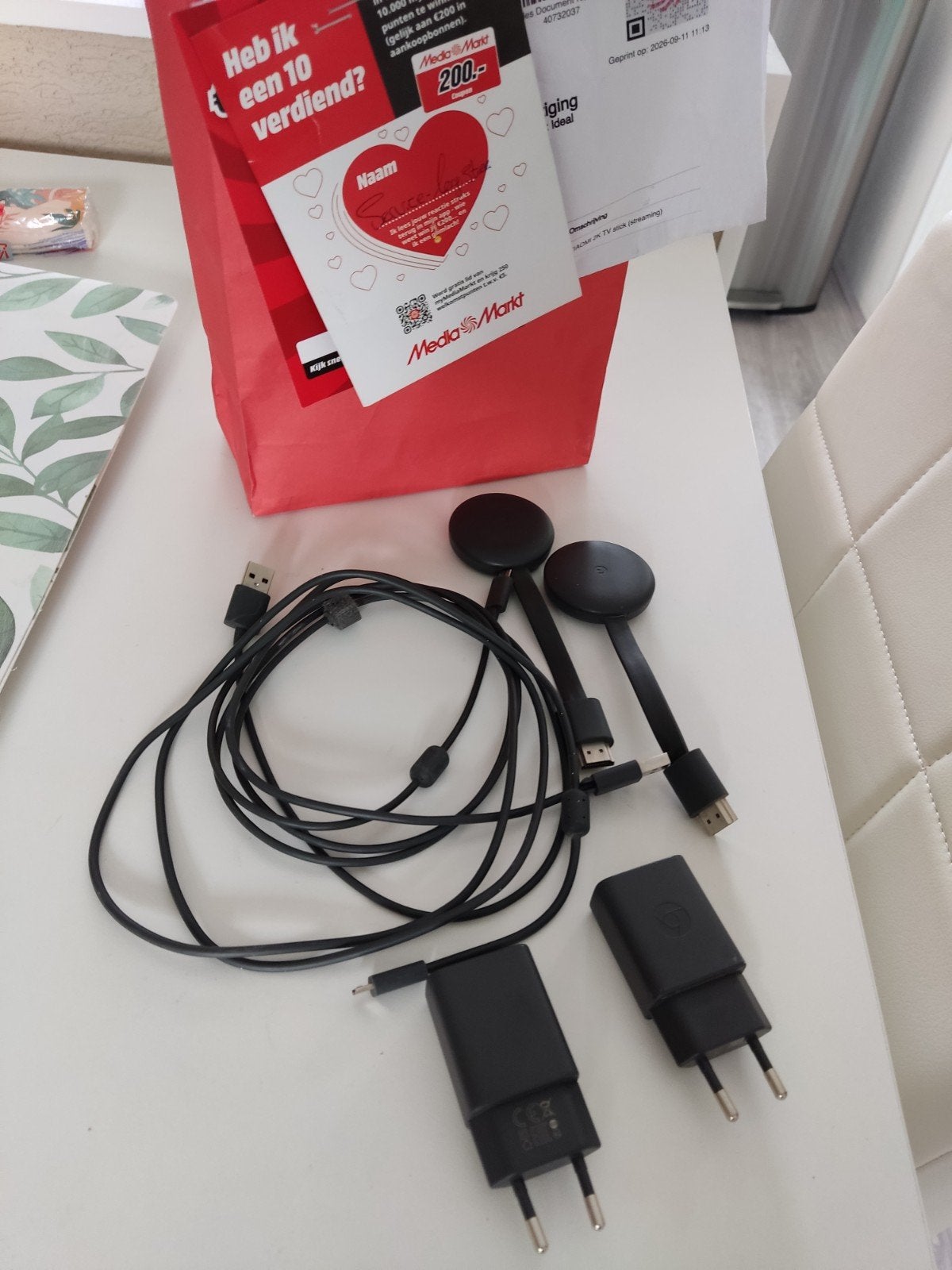 Google Chromecast V3, Ophalen of Verzenden, Zo goed als nieuw