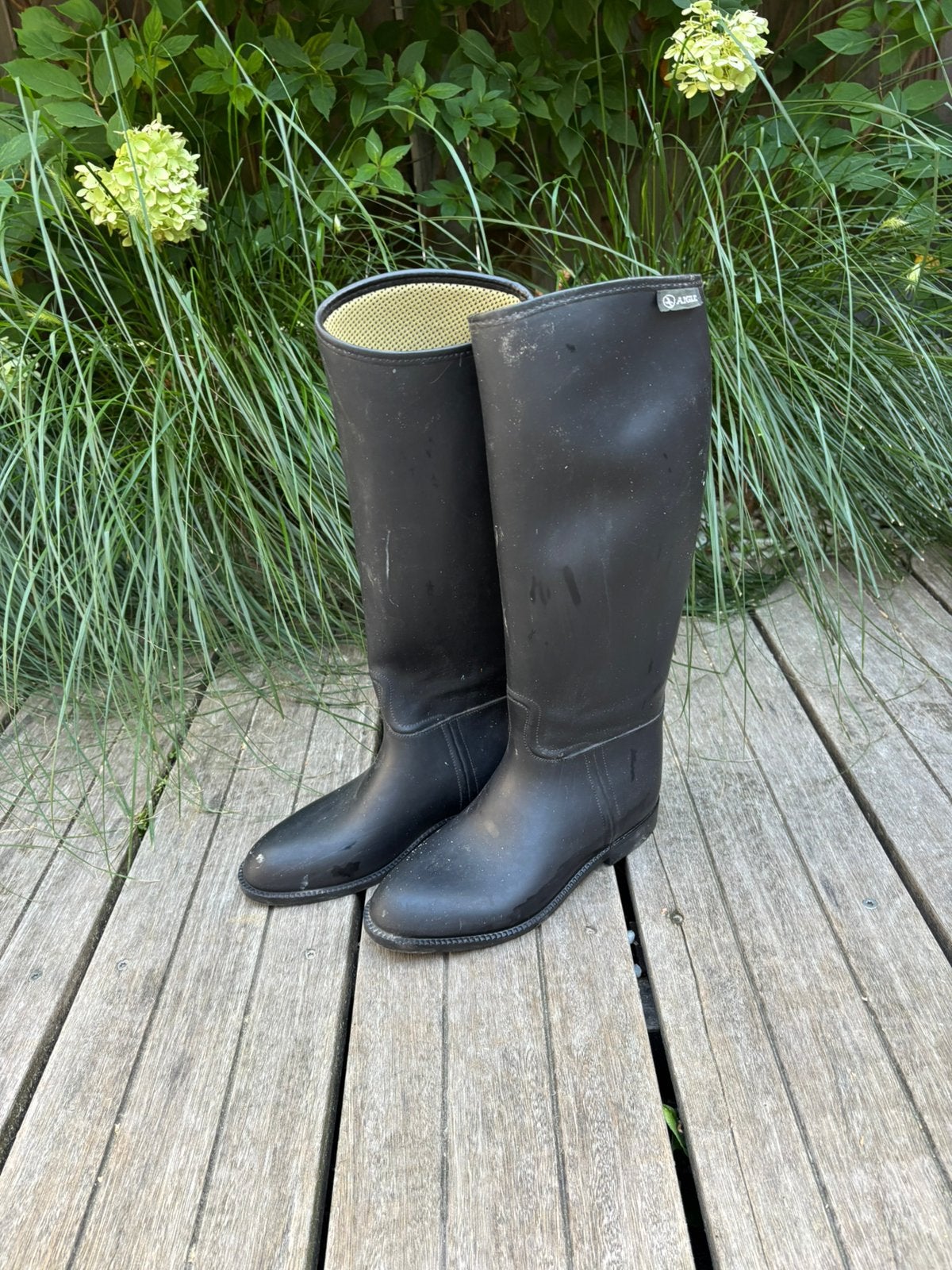 Paardrijlaarzen maat 37 zwart, Dieren en Toebehoren, Paardrijkleding, Gebruikt, Aigle, Ophalen of Verzenden, Zwart