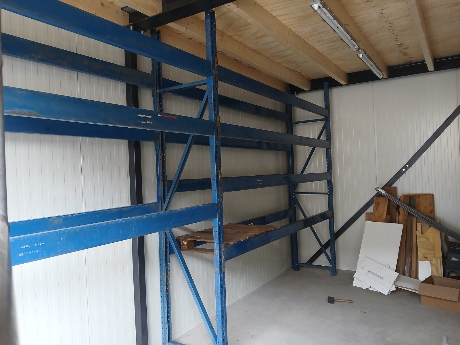 Palletstelling 320x70x255cm met aantal liggers naar keuze, Ophalen