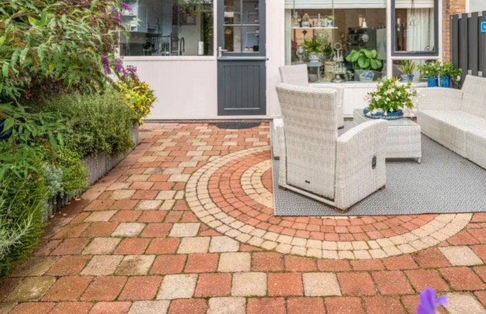 Betonklinkers 20x20 – 42 m² – gratis af te halen, Ophalen, Gebruikt, Klinkers, 10 m² of meer