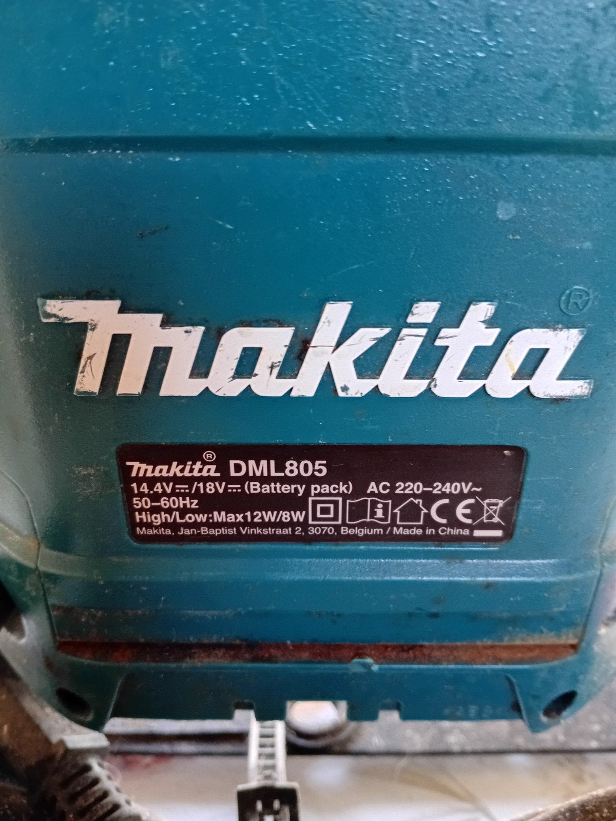 Makita DML805 Bouwlamp LED - Accu/Netstroom, Ophalen, Minder dan 50 watt, Lamp