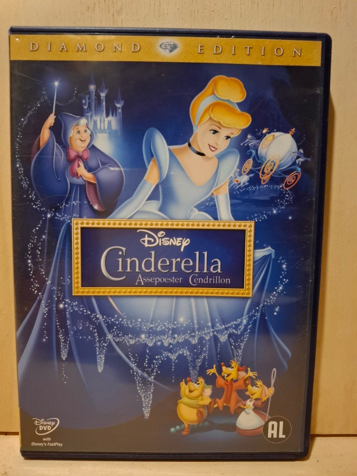 Cinderella - Disney Animatie - Diamond Edition DVD, Ophalen, Tekenfilm, Zo goed als nieuw, Alle leeftijden