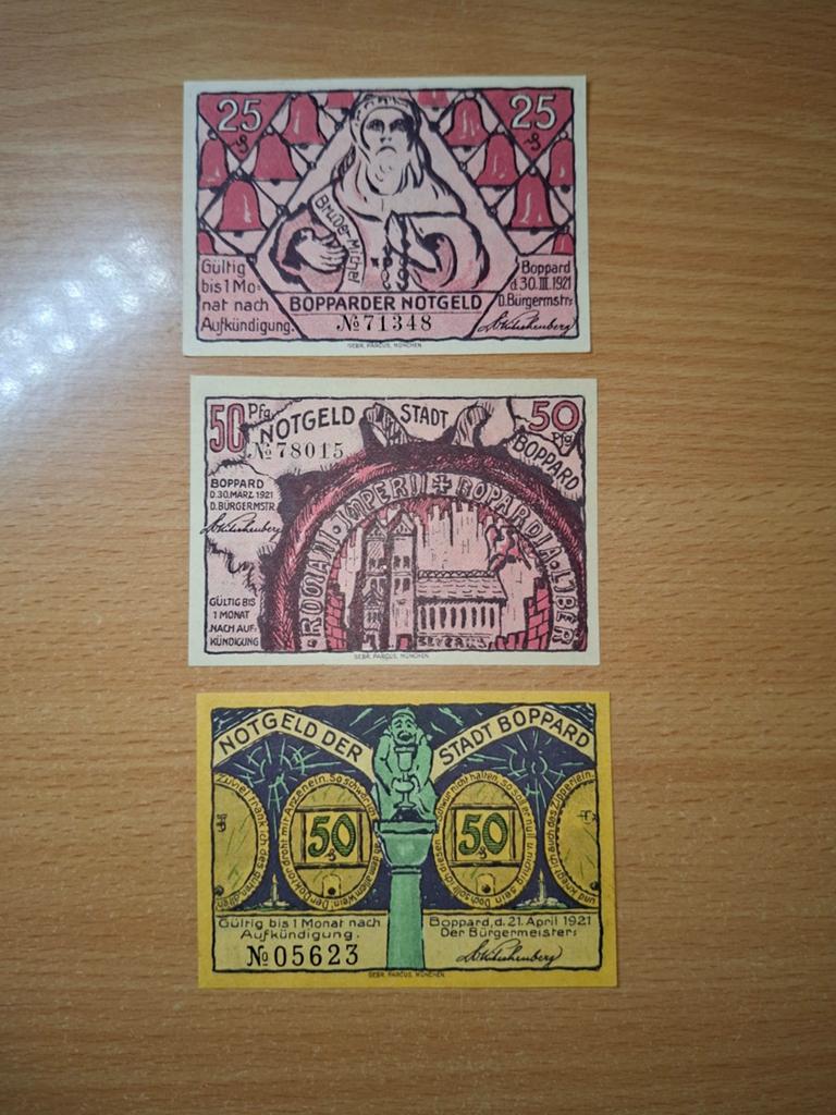 Duits Notgeld Boppard Noodgeld, Ophalen of Verzenden, Duitsland