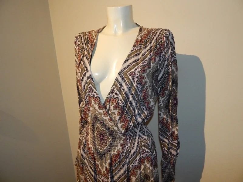 Michael Kors prachtige jurk mooie print elastische taille M, Kleding | Dames, Maat 38/40 (M), Michael Kors, Zo goed als nieuw