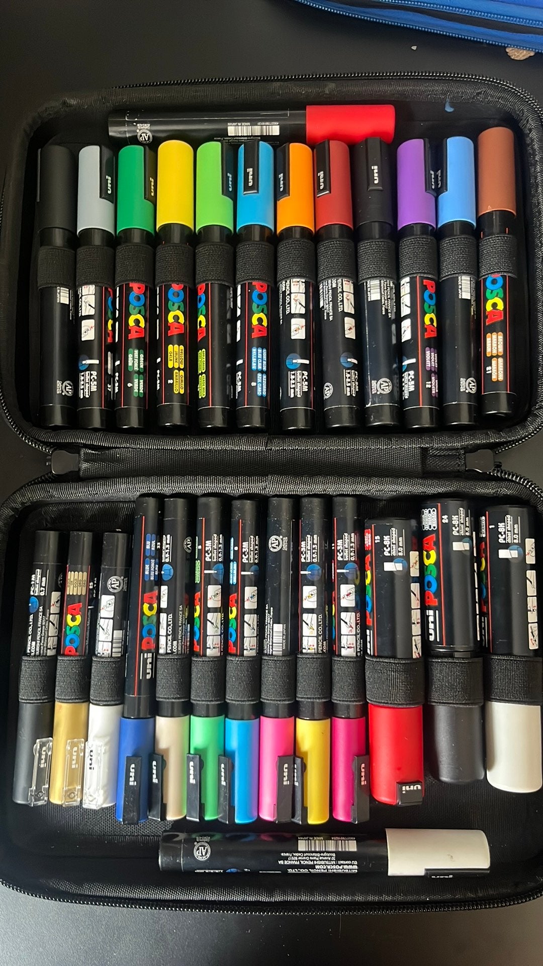 Posca set, Hobby en Vrije tijd, Tekenen, Ophalen of Verzenden, Zo goed als nieuw, Potlood of Stift