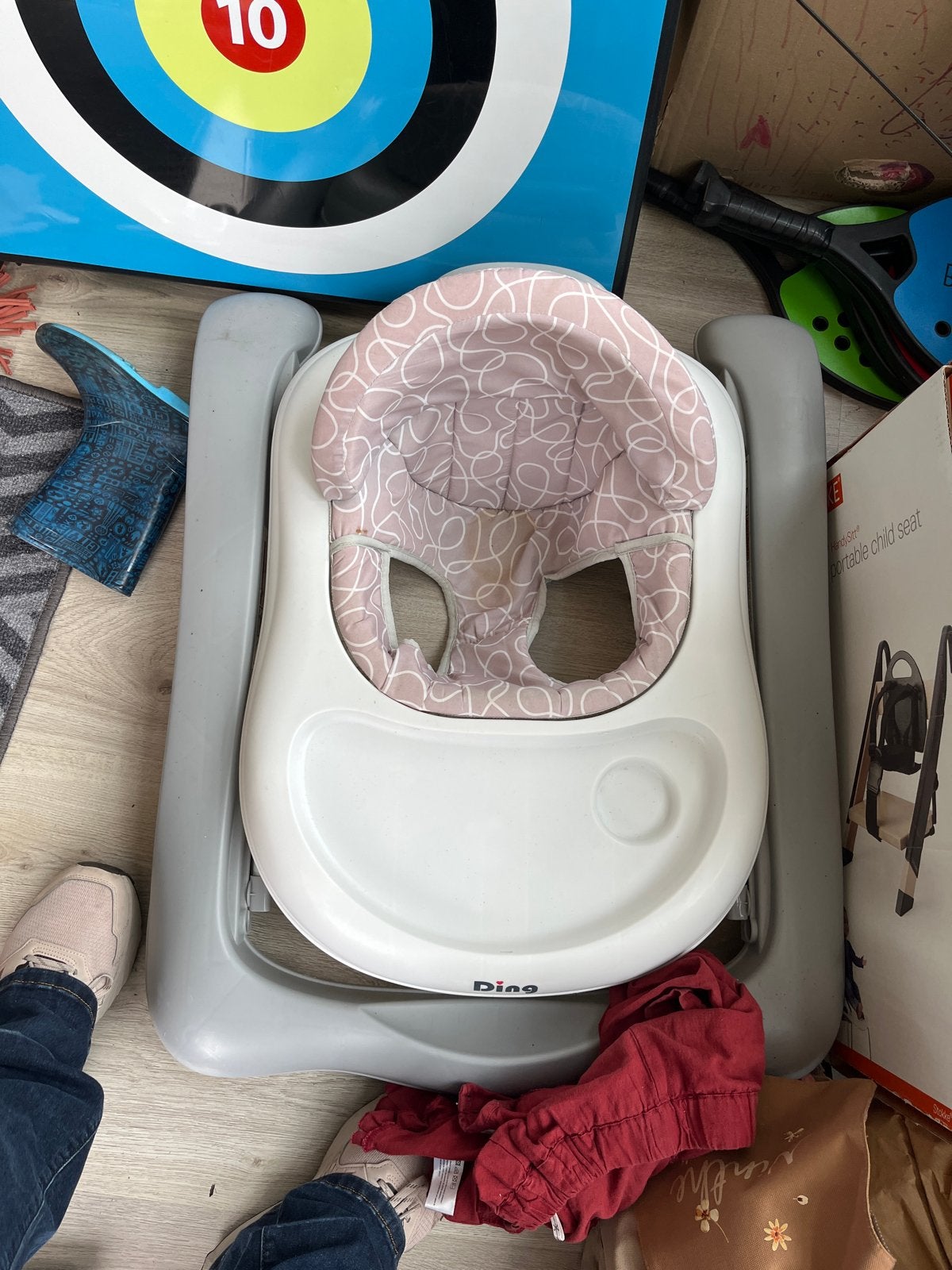 Ding Babywalker - Opknapper met vlekken, Kinderen en Baby's, Ophalen, Gebruikt