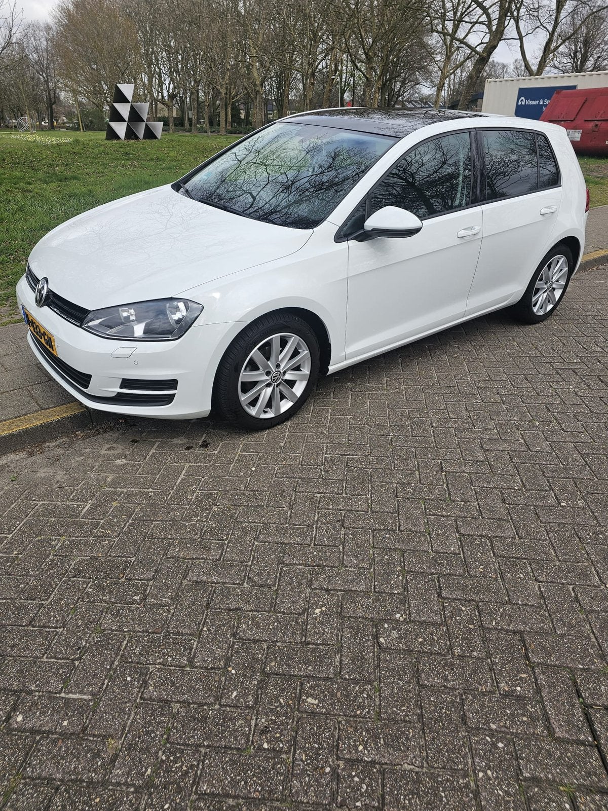 Volkswagen Golf 1.2 TSI 77KW 5D 2013 Wit, Voorwielaandrijving, Euro 5, Stof, Zwart