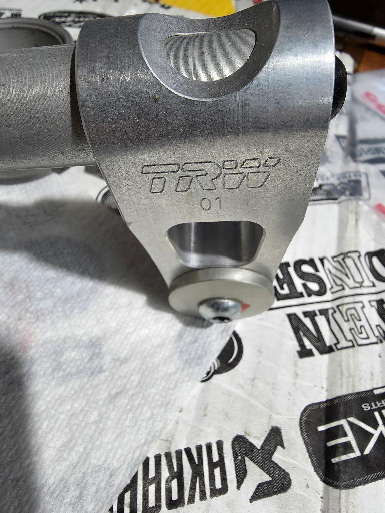 TRW clipons 50mm verstelbaar, verhoogd, Ophalen of Verzenden, Gebruikt
