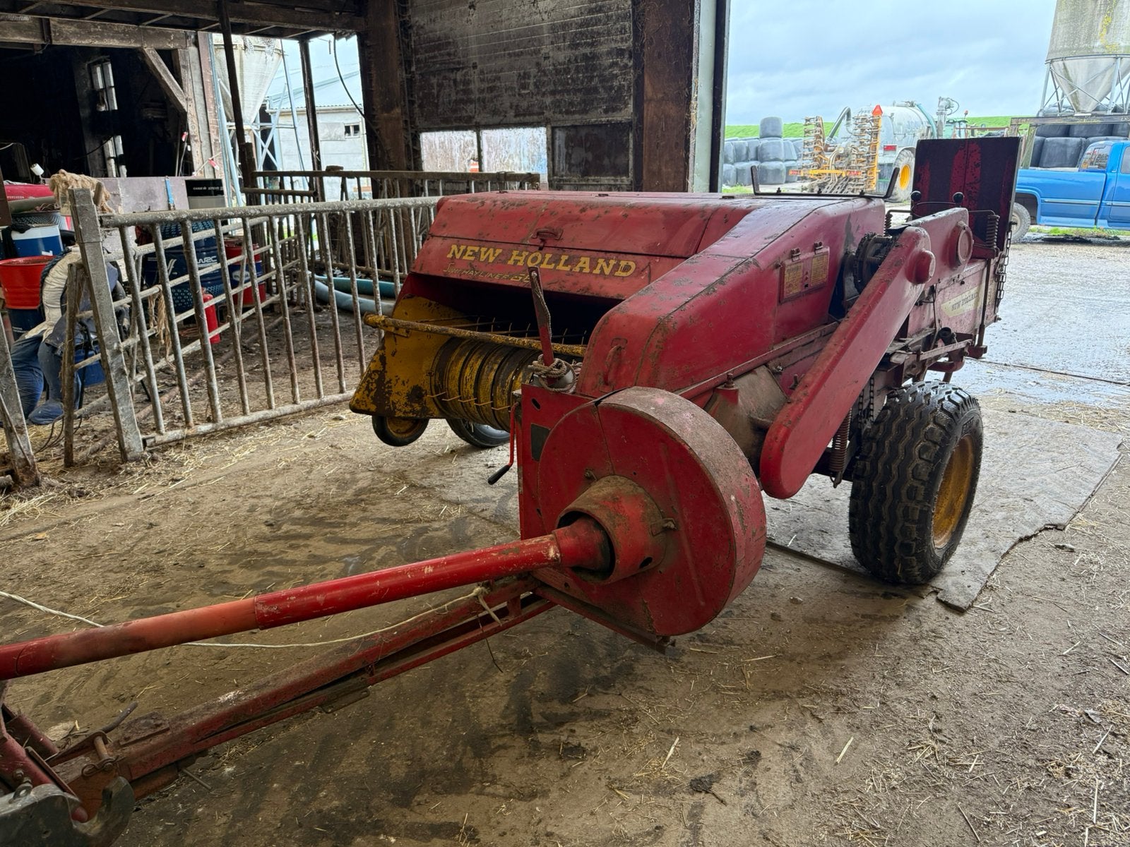 Diverse machines, New-Holland pers, Deutz d30 cw30 kraanbak, Ophalen, Oogstmachine