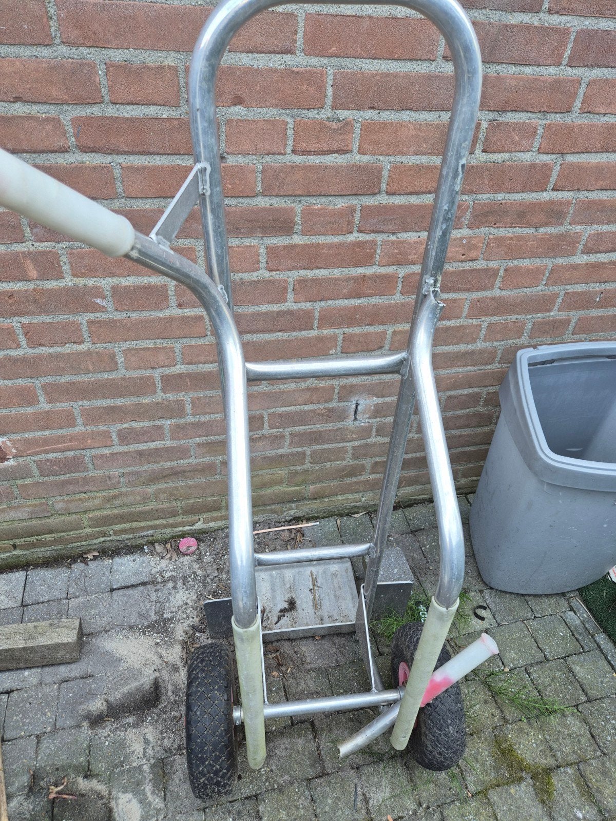 Steekwagen - Handige transportkar voor zware spullen, Doe-het-zelf en Verbouw, Transportwagens, Ophalen, Gebruikt, Steekwagen