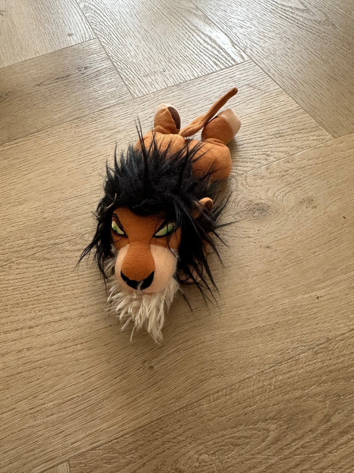 Disney Leeuwenkoning Scar knuffel, Disney, Ophalen of Verzenden, Zo goed als nieuw, Leeuw
