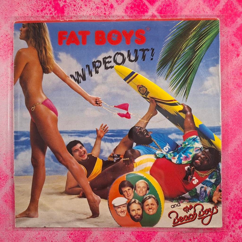 Fat Boys Wipe Out single.                             Star45, Gebruikt, 1990 - 1999, 7 inch, Single