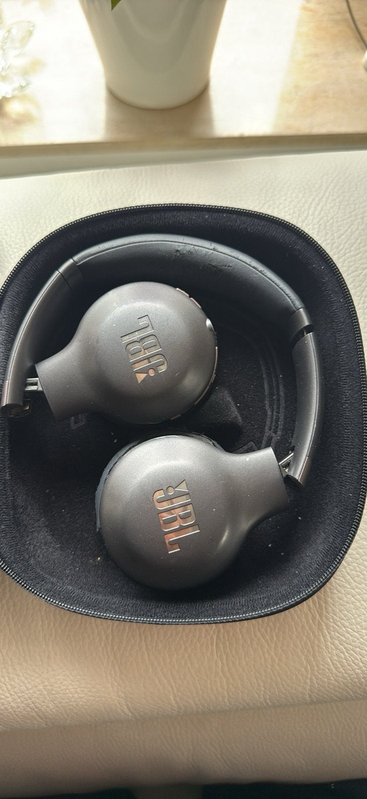 JBL koptelefoon met hoes, Ophalen of Verzenden, Gebruikt, Overige merken
